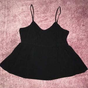 Black Forever 21 Spaghetti Strap shirt